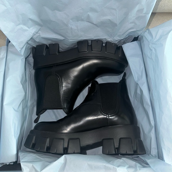 Prada Monolith Chelsea Boots - Picture 6 of 10